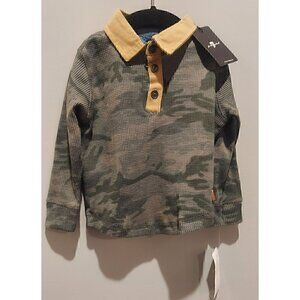 7 FOR ALL MANKIND LONG SLEEVE 3 BUTTON SHIRT/NWT 24M